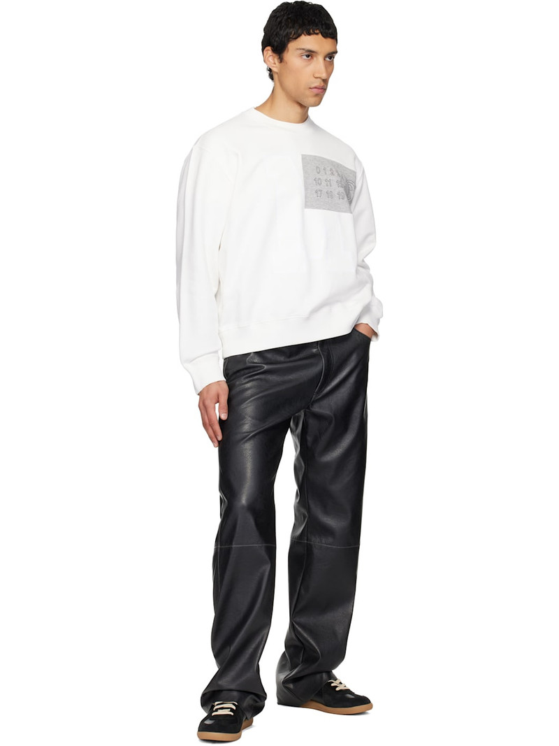 MM6 Maison Margiela Off-White Logo Sweatshirt outlook