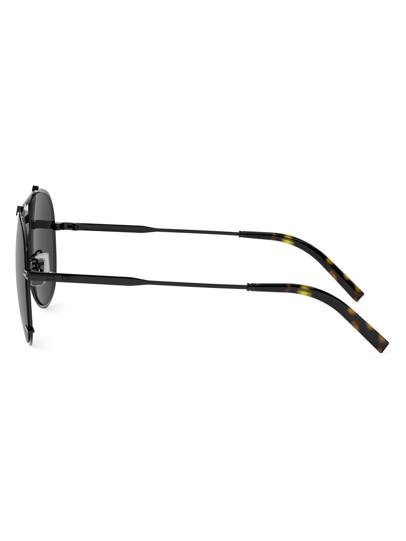 Men's DiorBlackSuit AU 59MM Pilot Sunglasses - Black Black 3