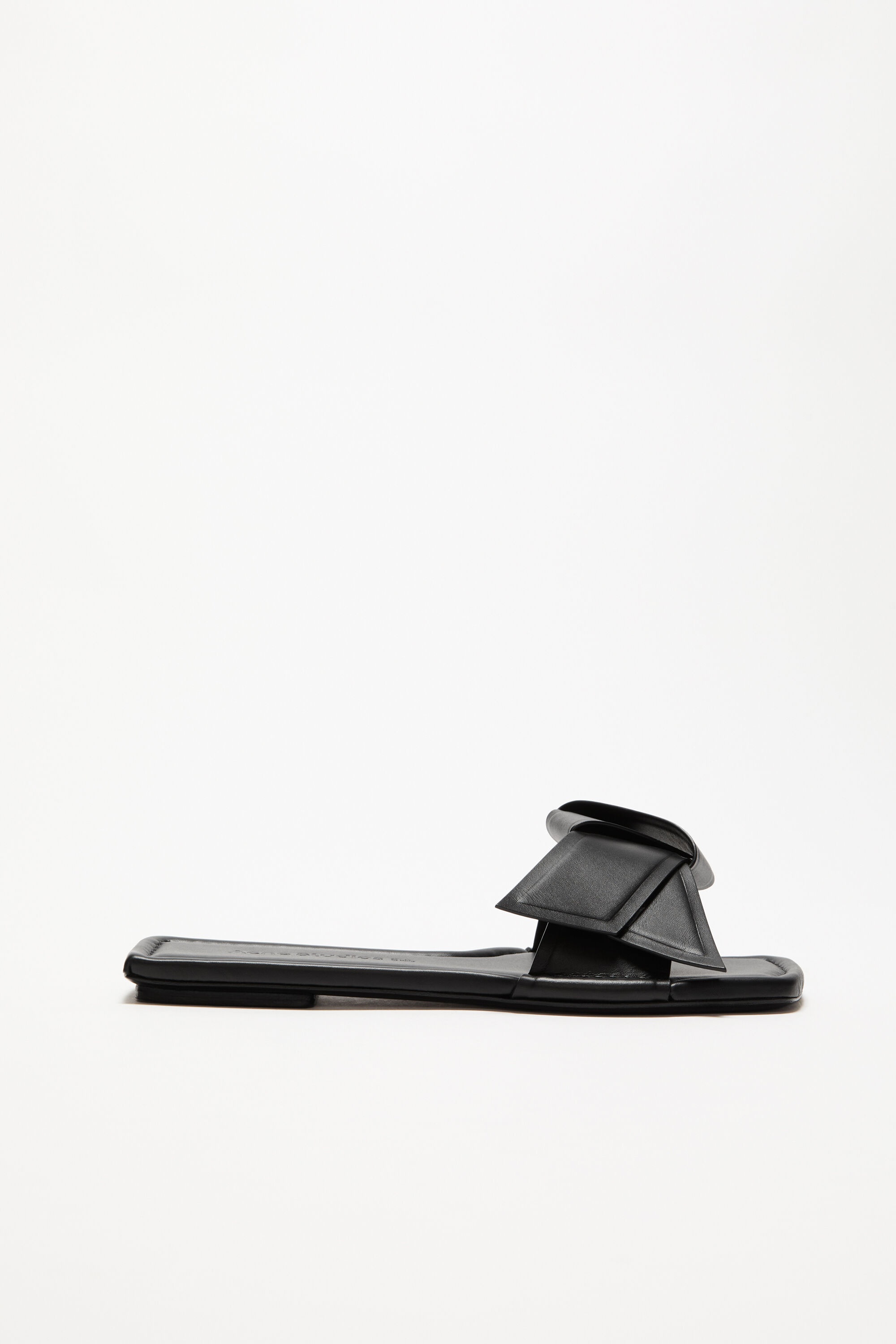 Musubi leather sandal - Black - 1