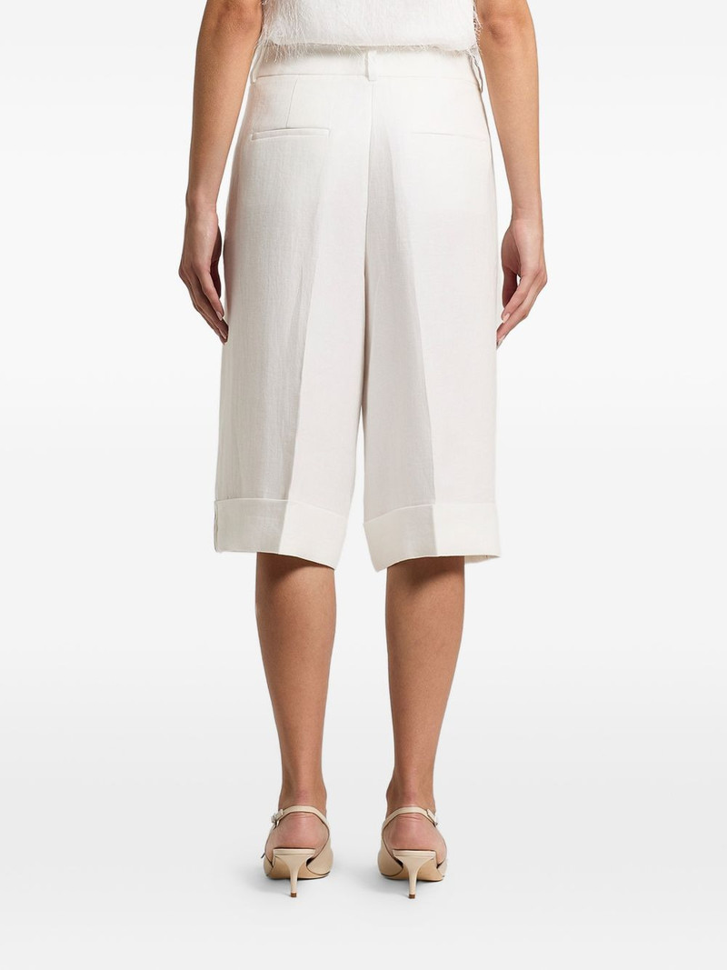 linen gabardine shorts 4
