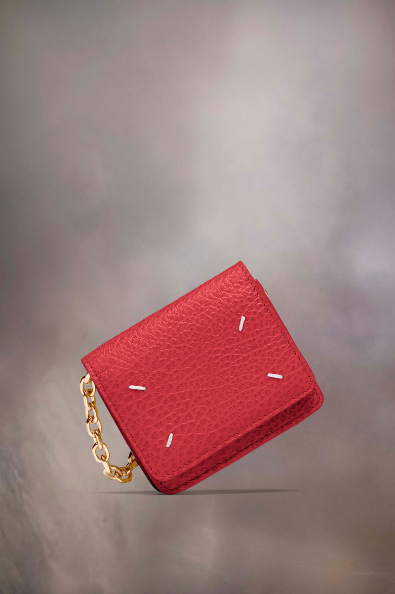 Four stitches chain wallet 1