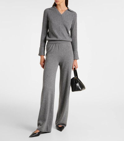 AYA MUSE Gaia cashmere polo sweater outlook