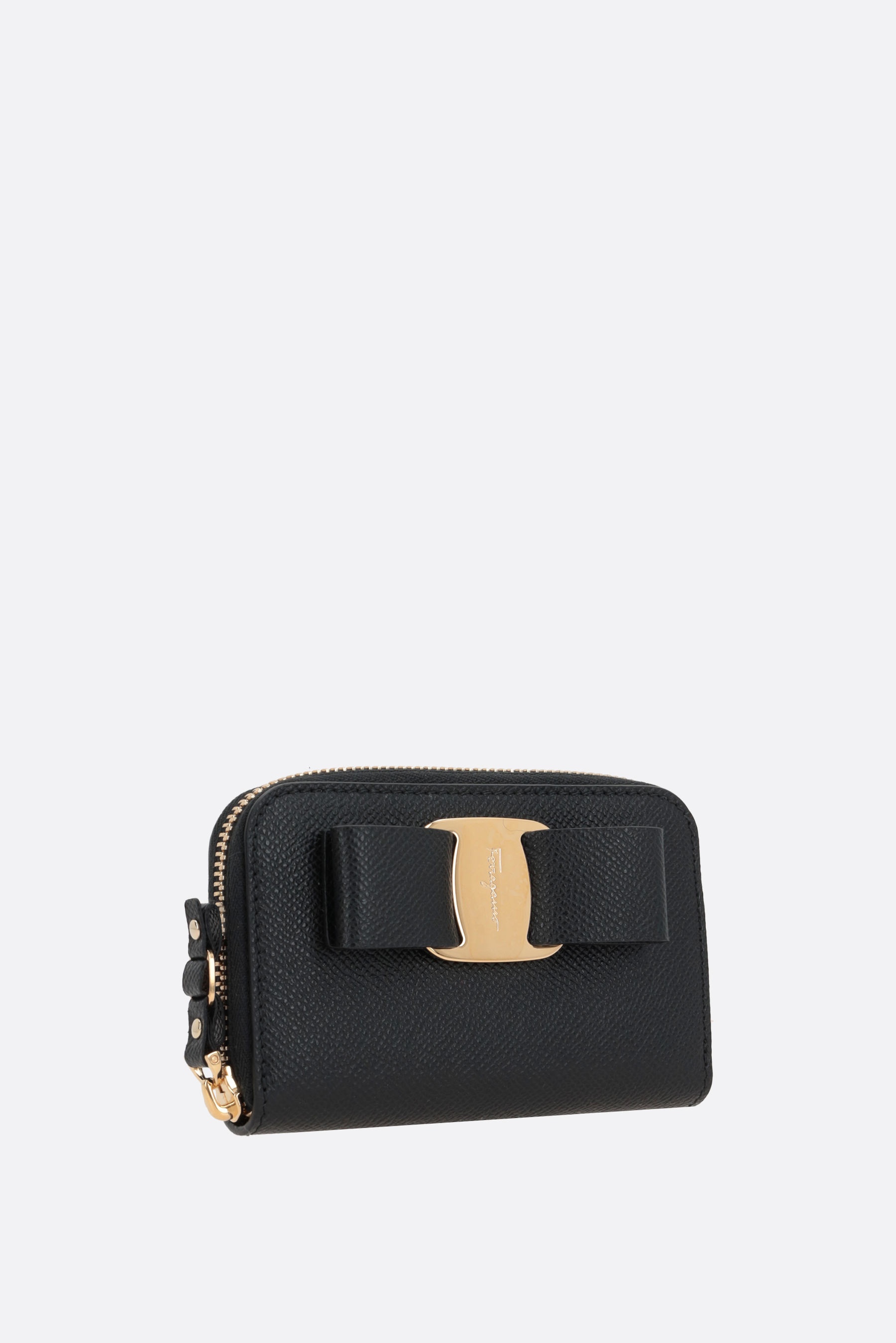 VARA TEXTURED LEATHER COIN PURSE - 3