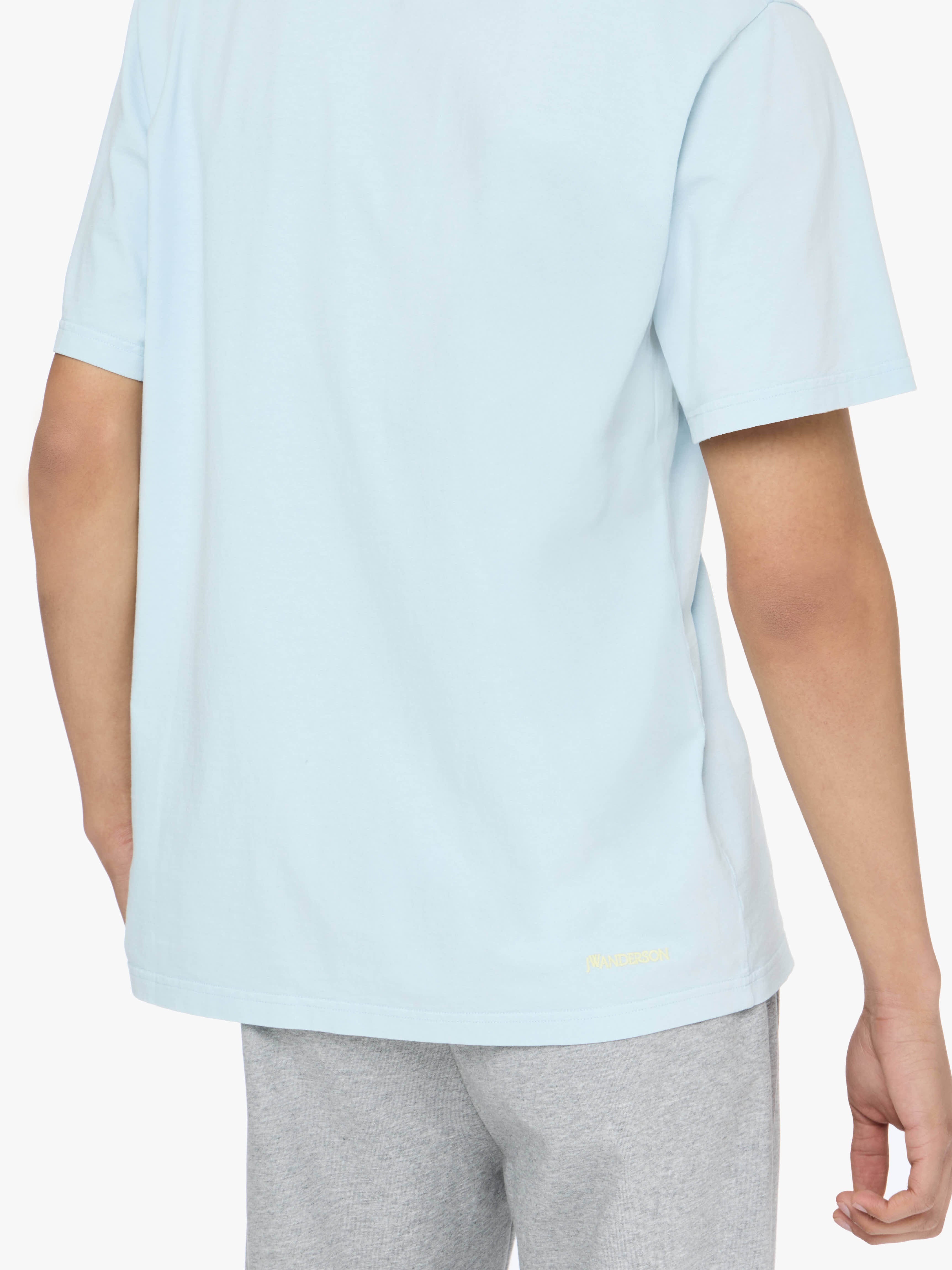 CONTRAST EMBROIDERY T-SHIRT - 4