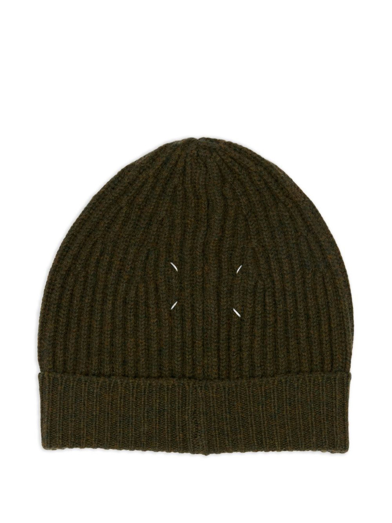 Maison Margiela ribbed wool beanie outlook