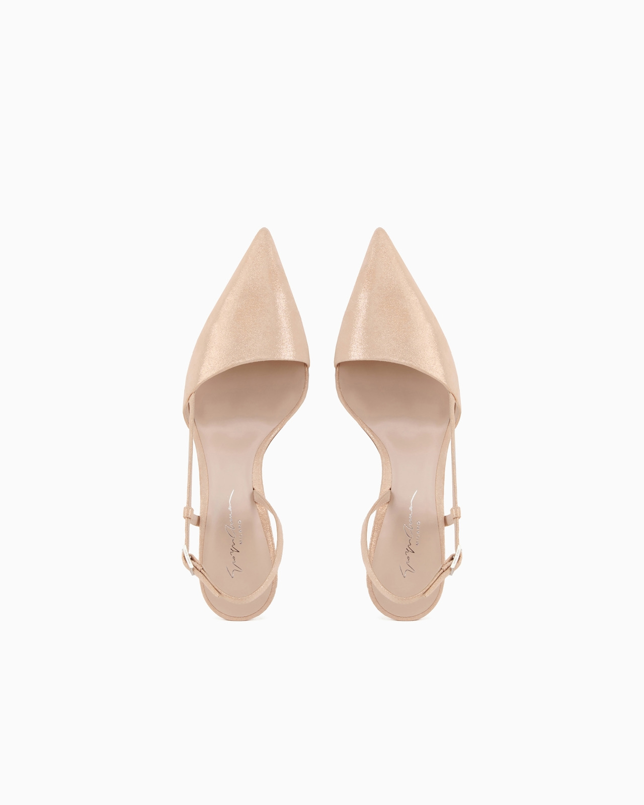 Laminated suede slingbacks - 3