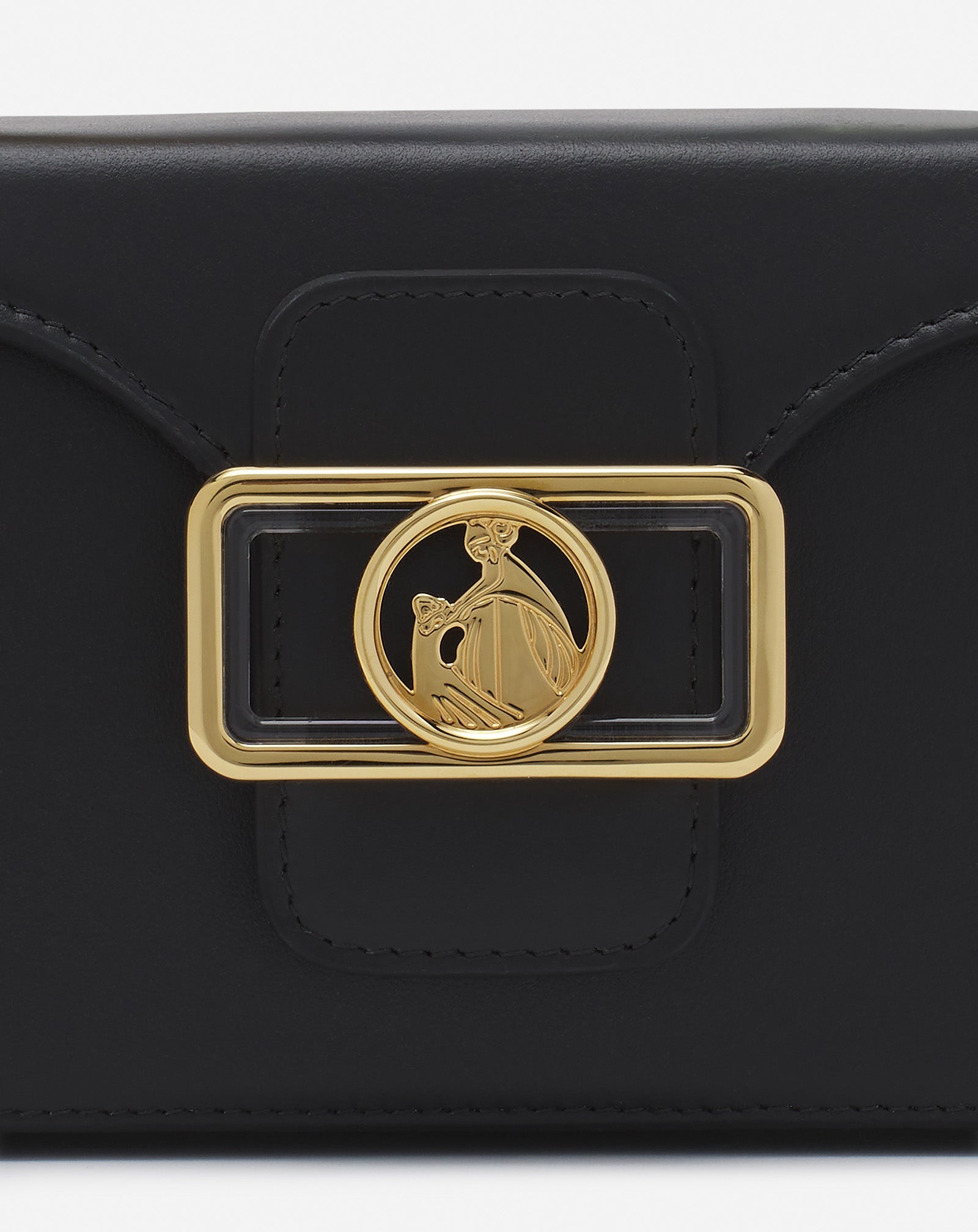 PENCIL CAT NANO LEATHER BAG WITH A BI-MATERIAL CAT - 6