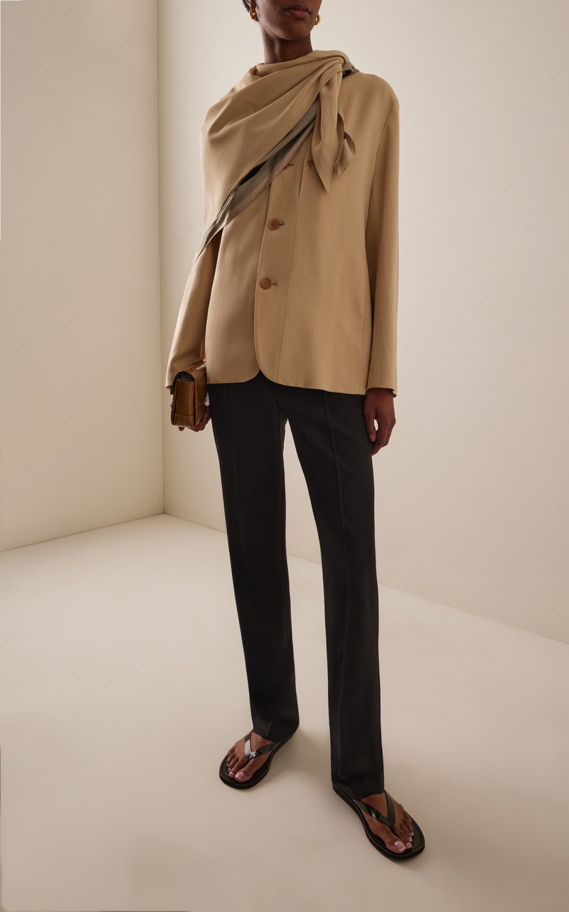 KALLMEYER Jamie Cady Scarf Blazer neutral outlook