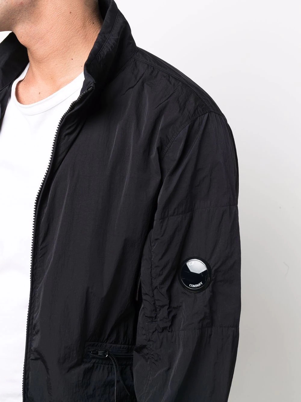 Lens-detailed bomber jacket - 5