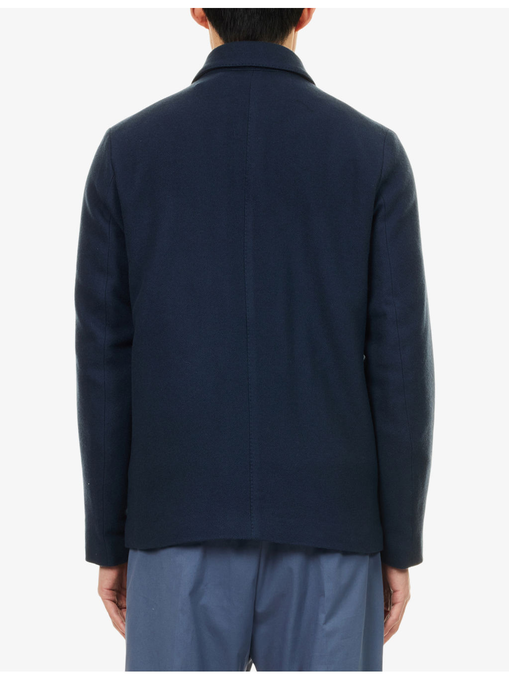 Single-Breasted Knitted Wool Jacket - 4