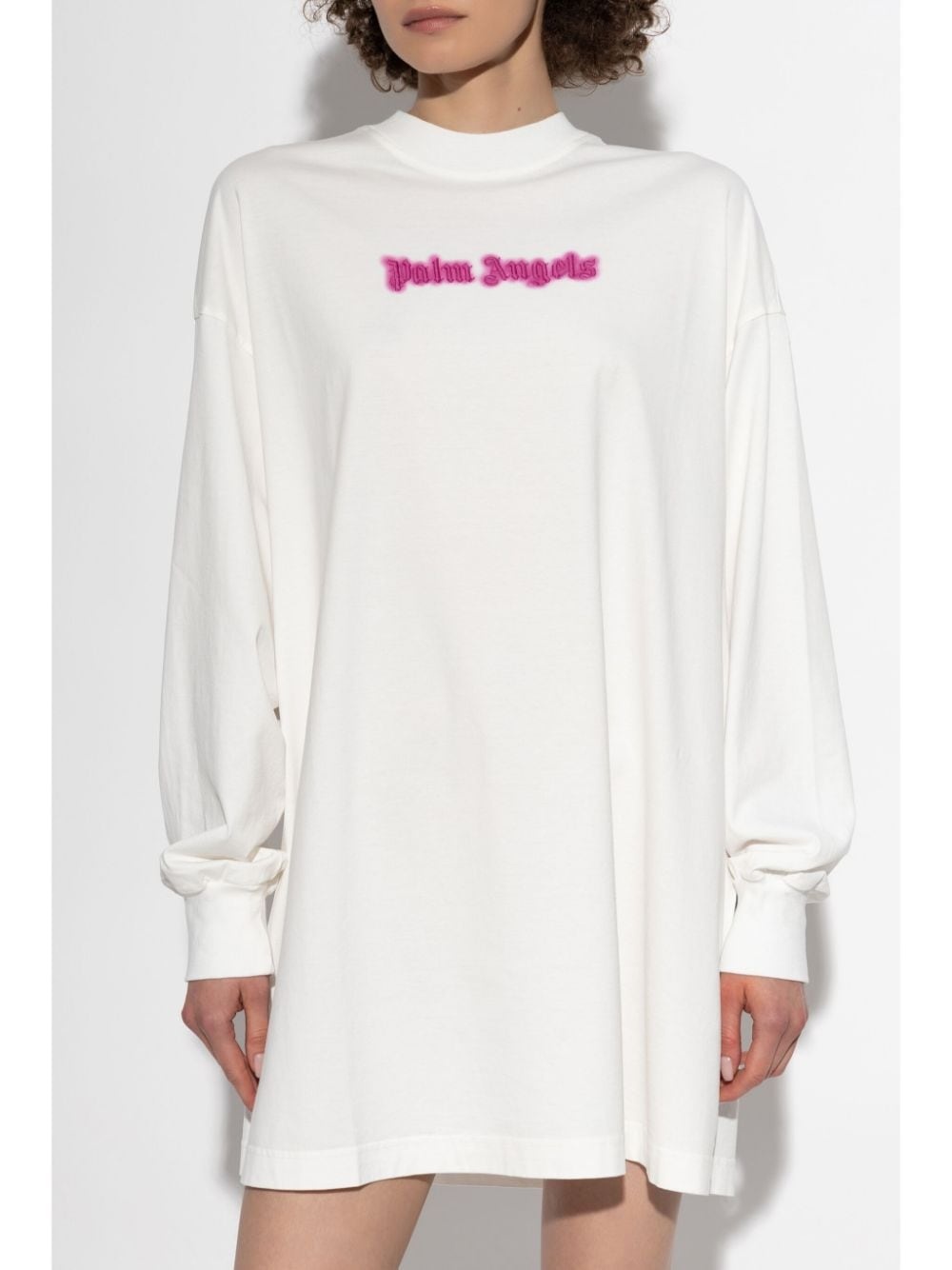 logo-print T-shirt dress - 3