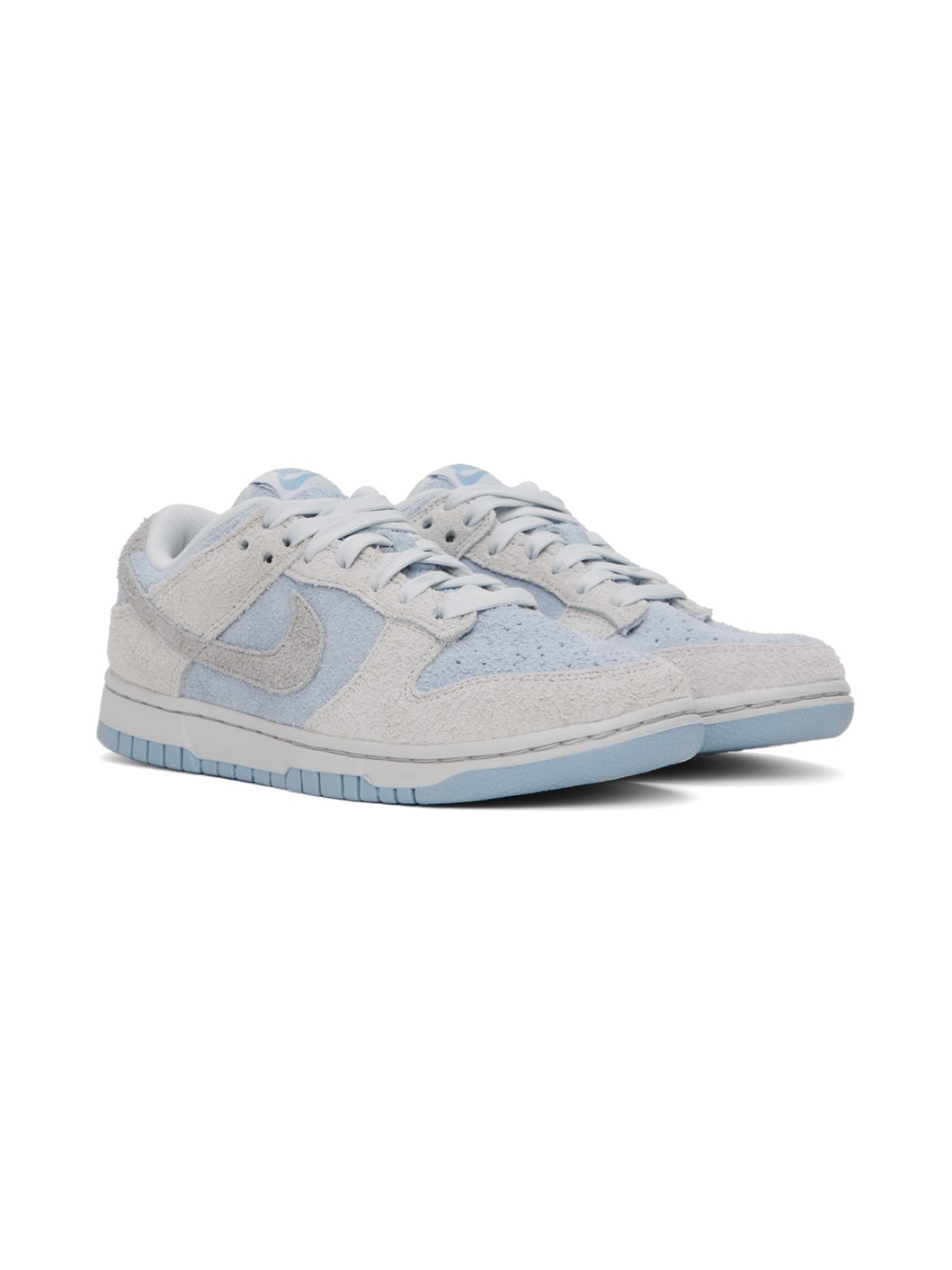 Blue & Gray Dunk Low Sneakers - 4