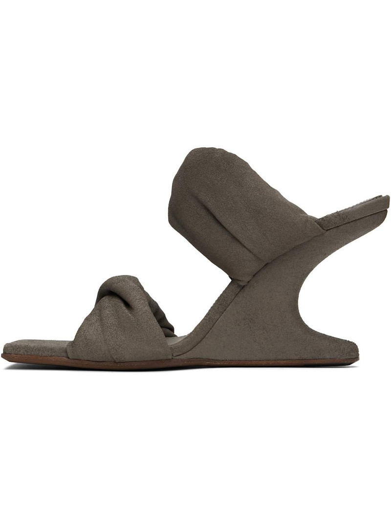 Gray Porterville Cantilever 8 Twisted Heeled Sandals 3