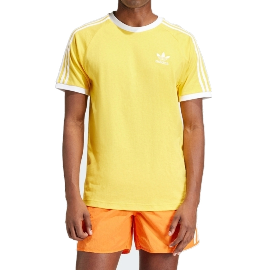 adidas Adicolor Classics 3-Stripes T-Shirt Asia Sizing 'Yellow' IM9388 - 2