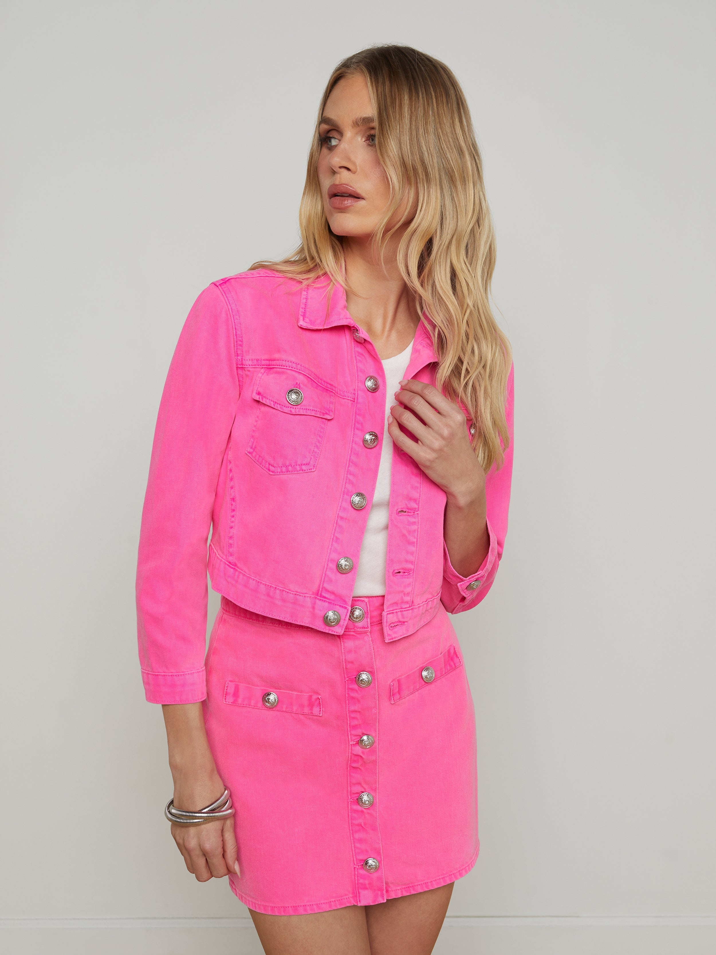 Koda Cropped Denim Jacket - 3