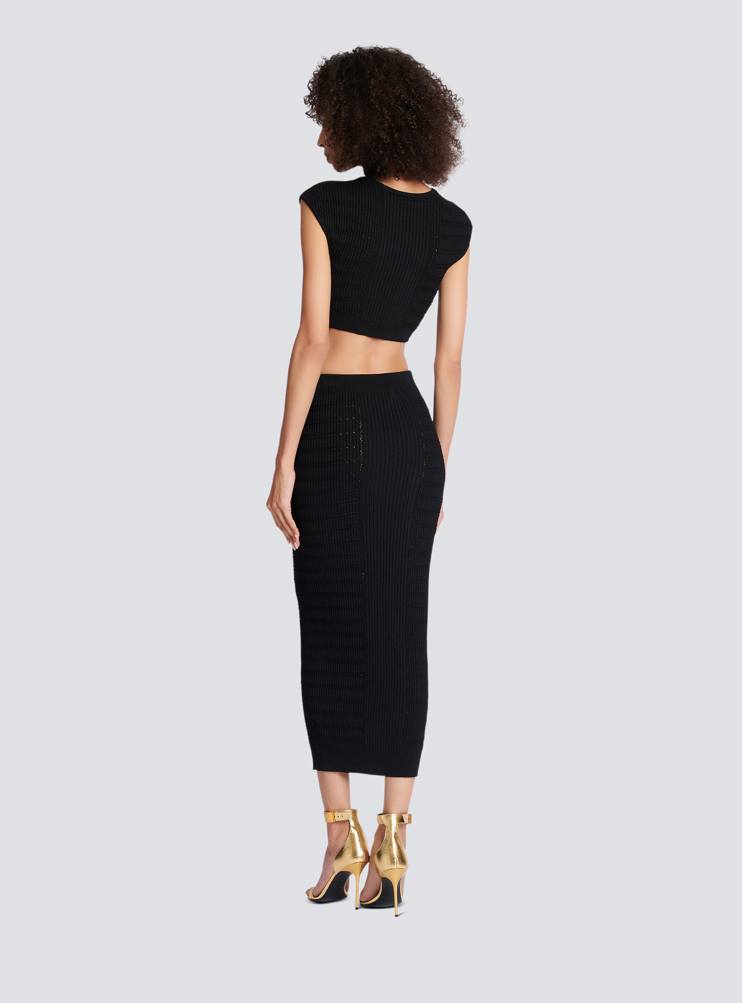 Midi knit skirt - 4