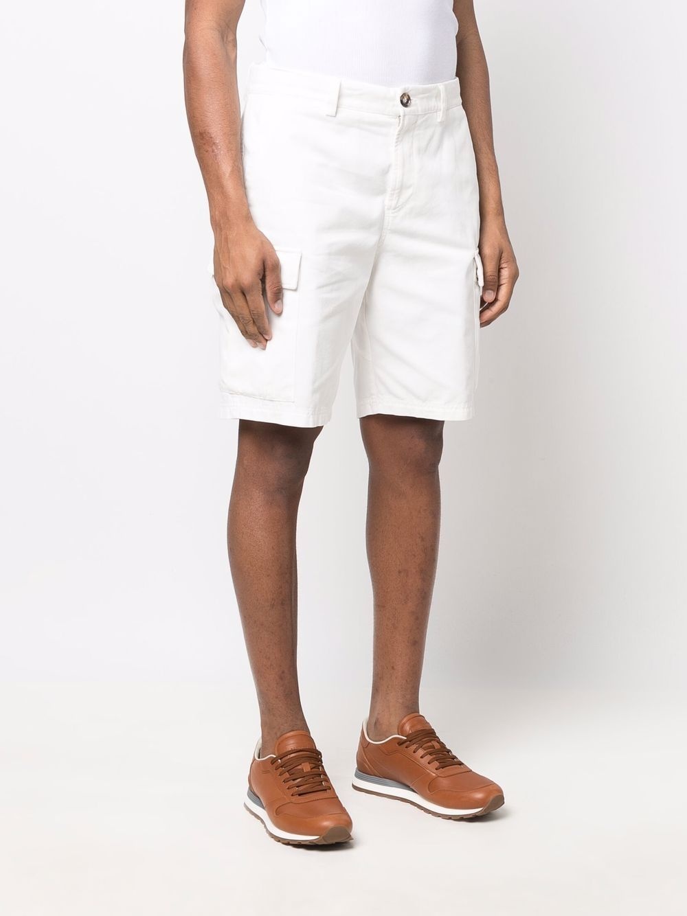 mid-rise cargo shorts - 3