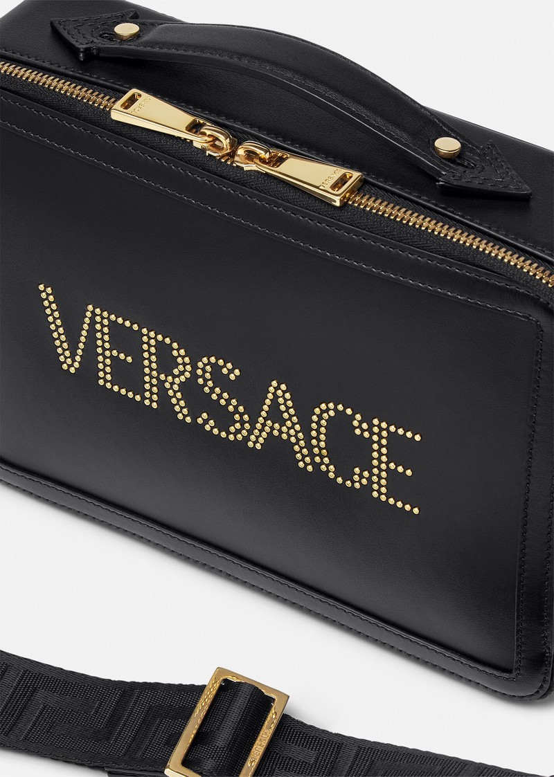 Studded Logo Messenger Bag 5