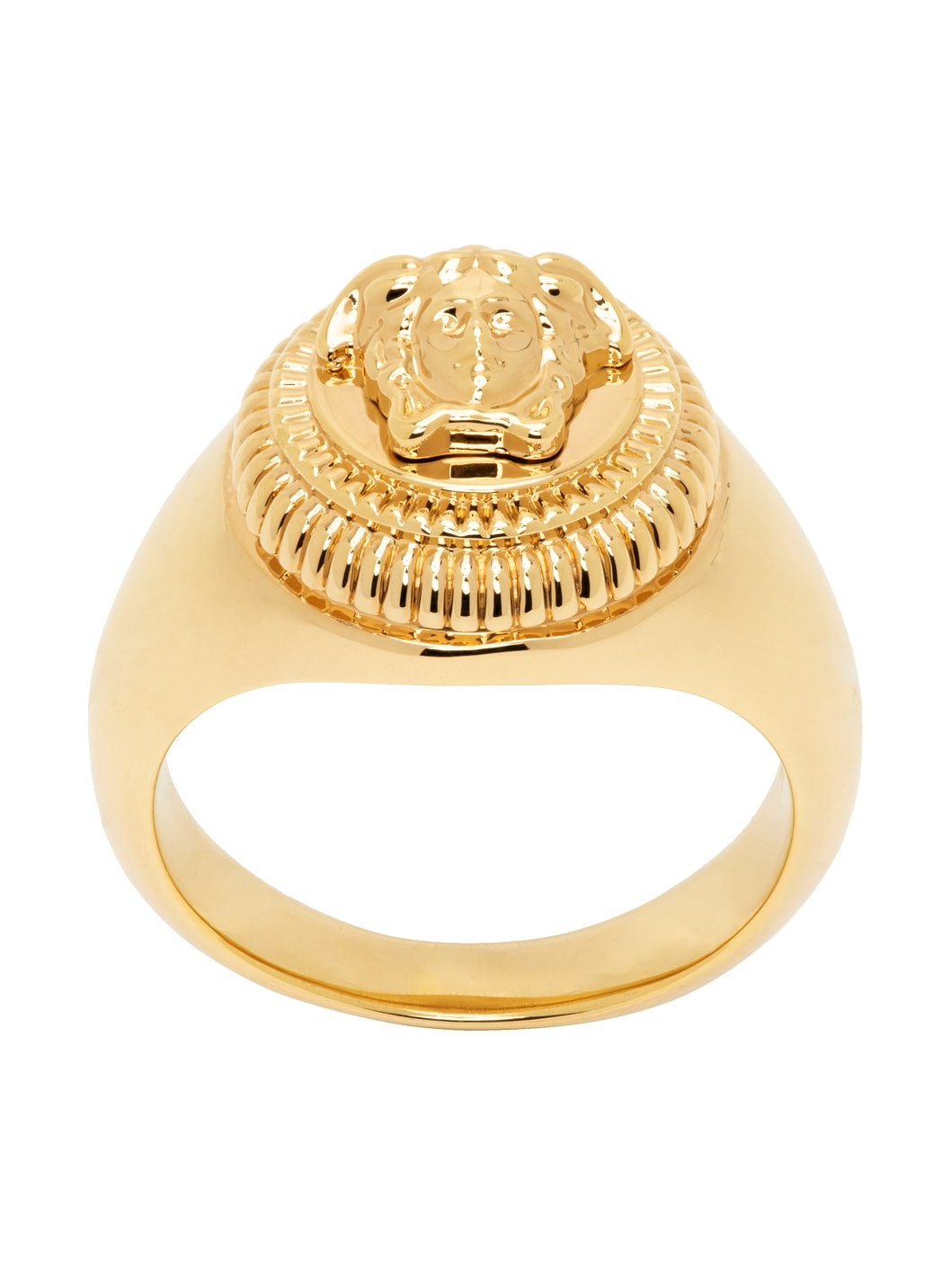 Gold Medusa Biggie Ring - 1