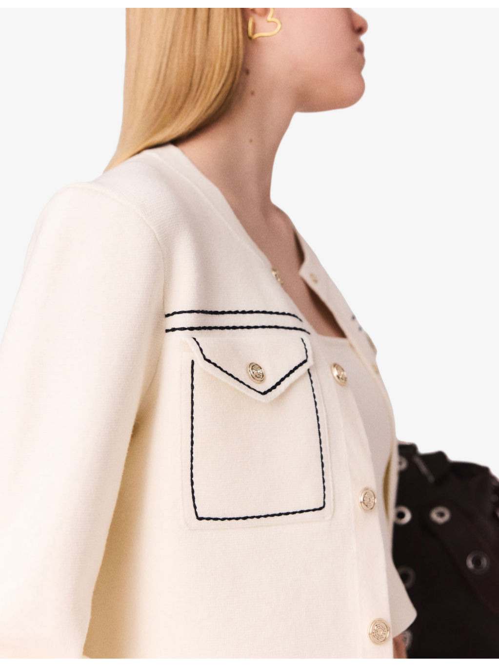 Topstitched Flap-Pocket Cotton-Blend Jacket - 5