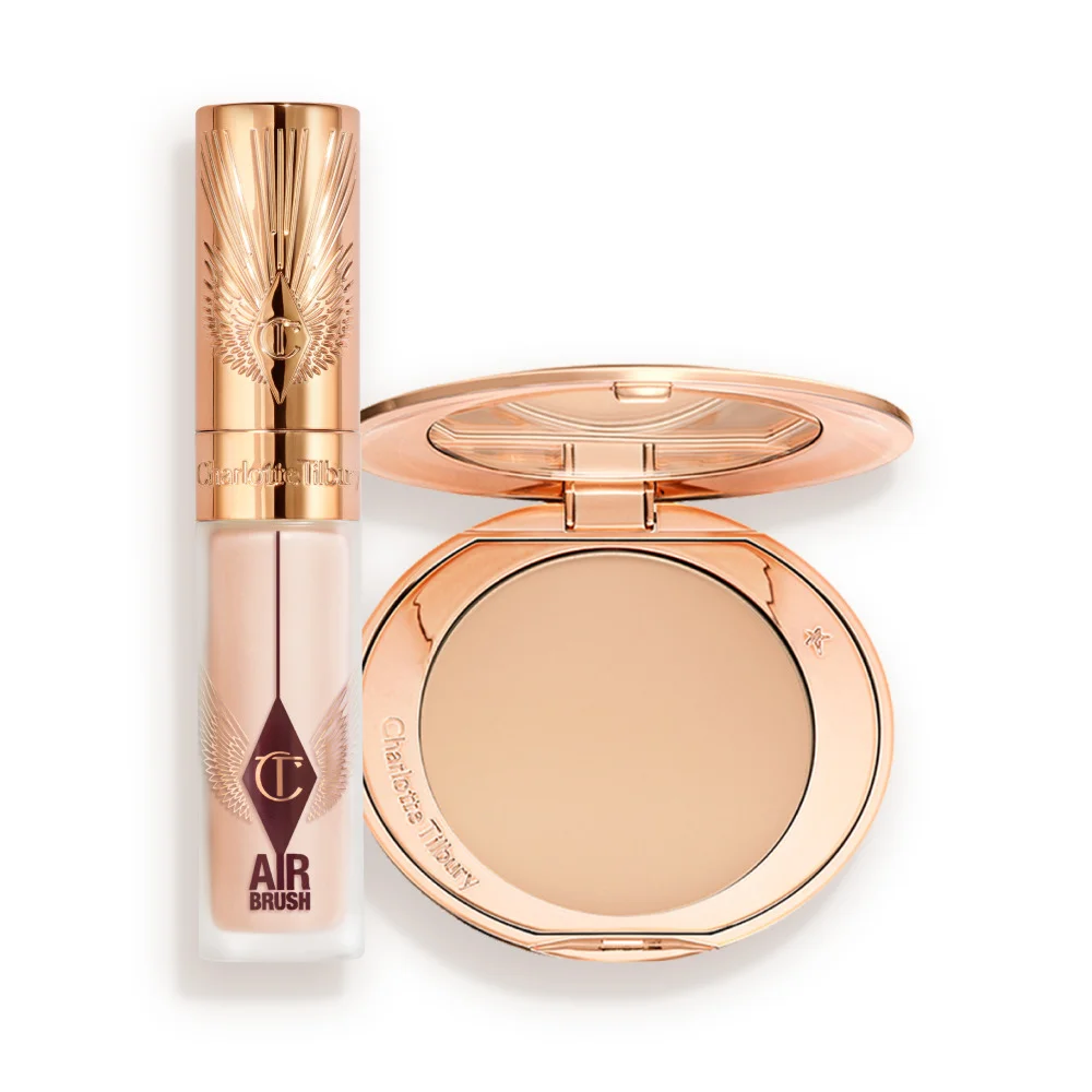 AIRBRUSH BLUR COMPLEXION PERFECTING DUO FACE KIT - 1