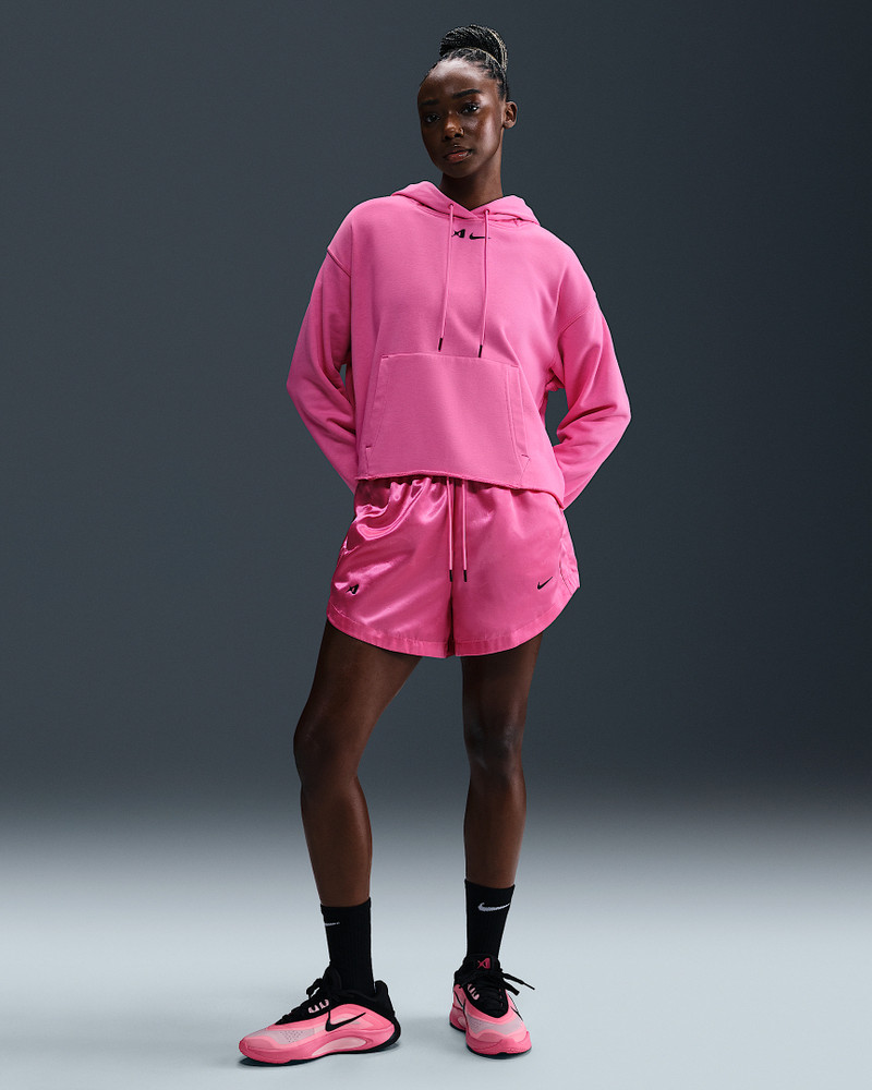 A'ja Wilson Women's Oversized Cropped Basketball Hoodie 4