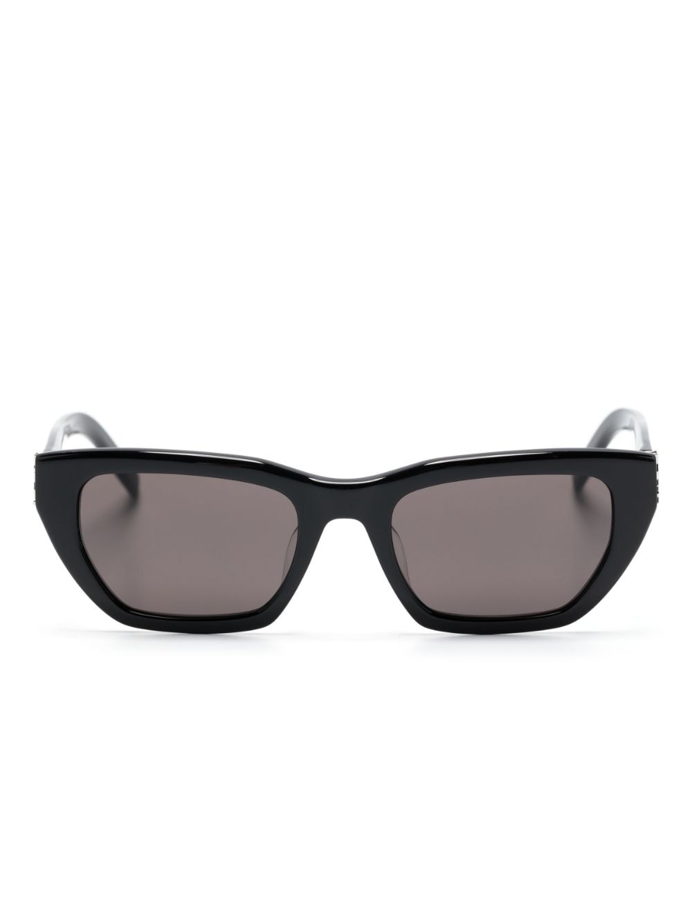 logo-plaque cat-eye sunglasses - 1