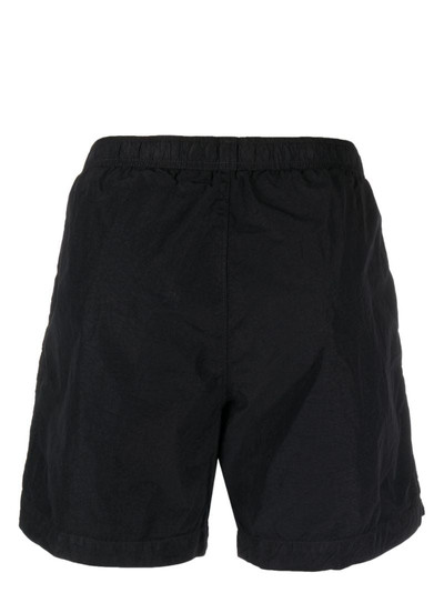 C.P. Company logo-patch elasticated-waist shorts outlook