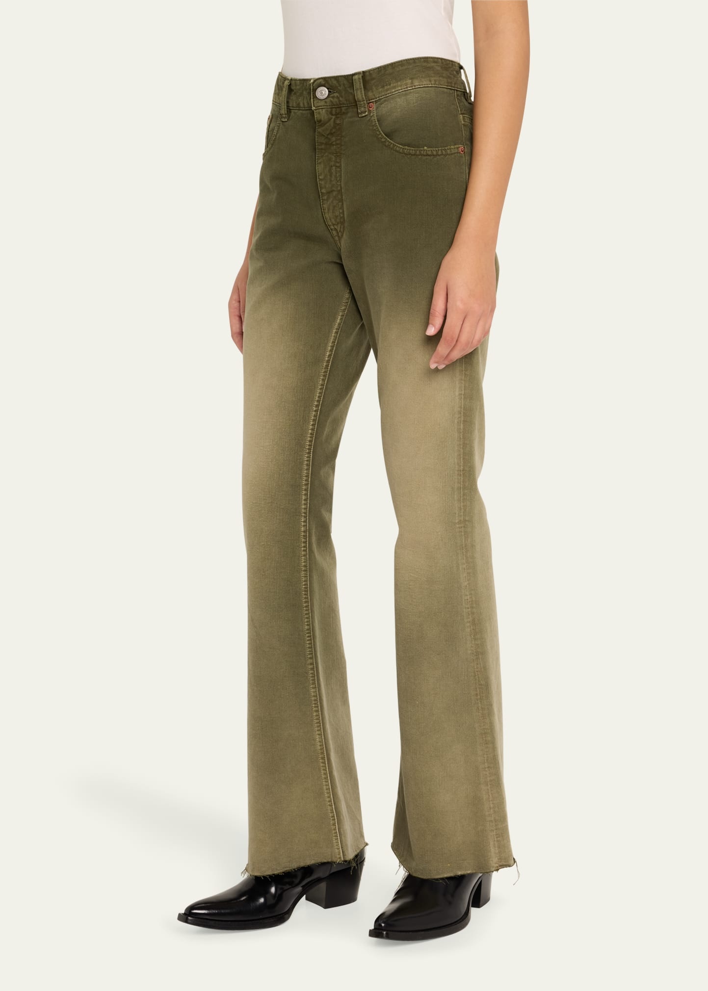 Ombré Flare Jeans - 4