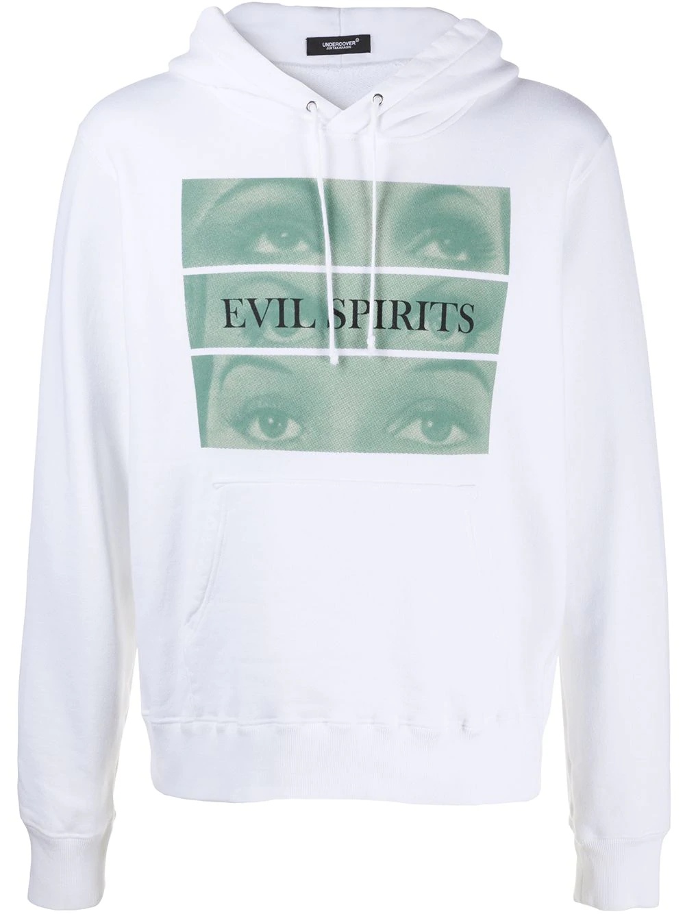 graphic print hoodie - 1