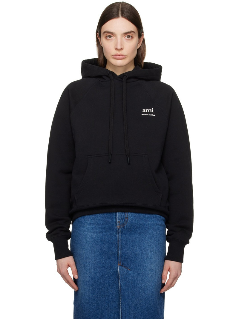 Black Raglan Hoodie 1