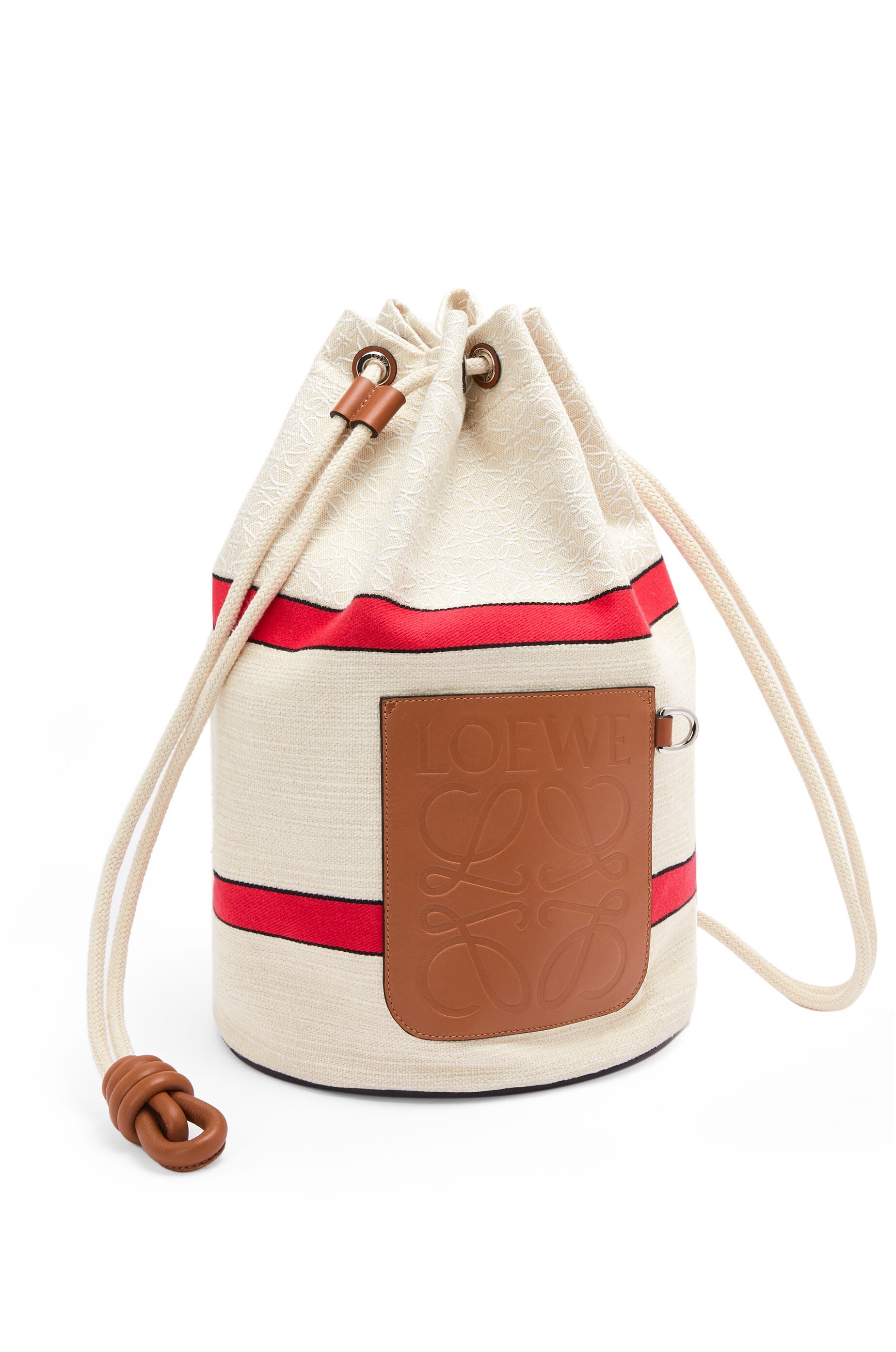 Sailor bag in jacquard and calfskin - 3