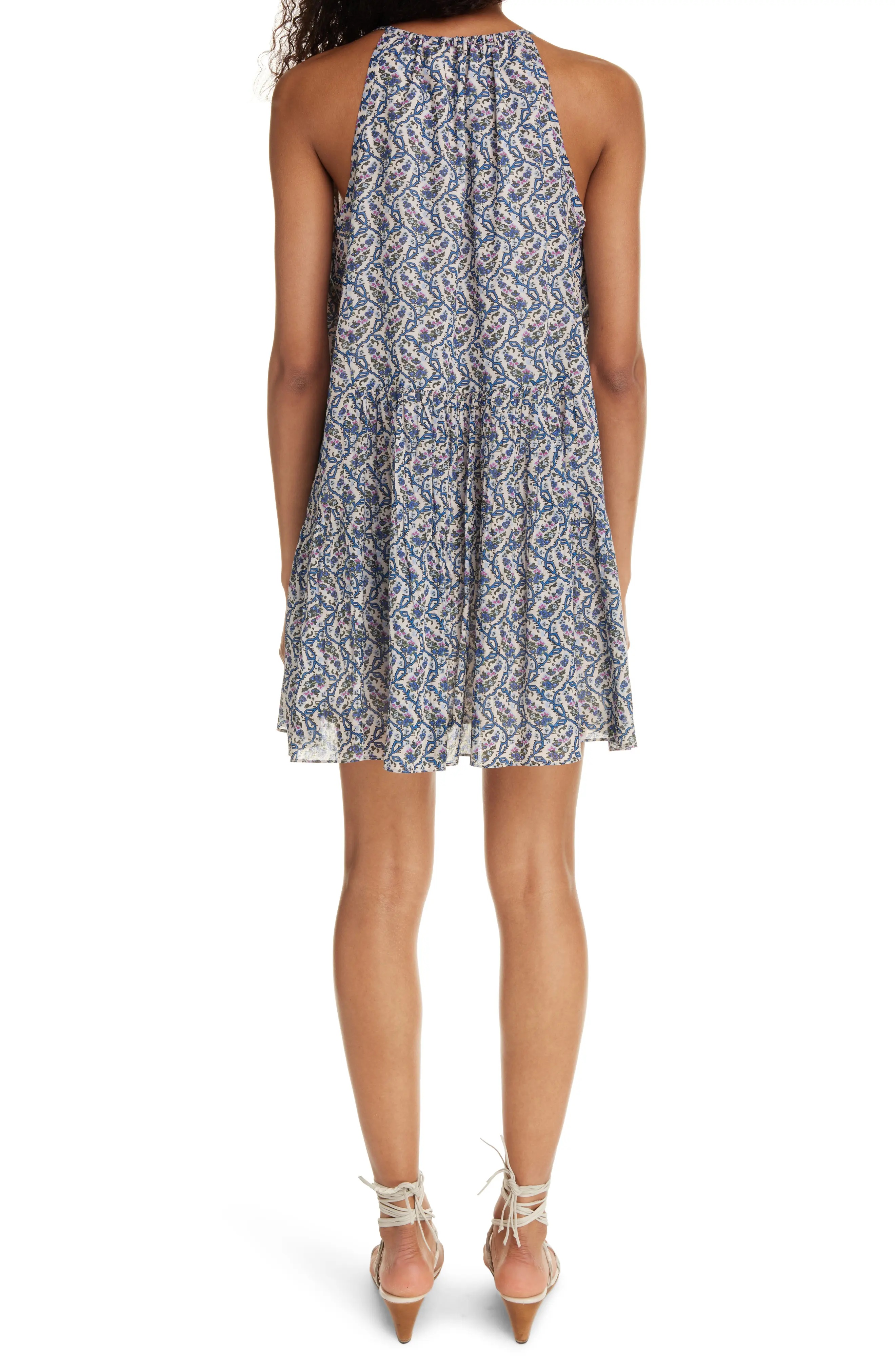 Kayne Floral Sleeveless Cotton Dress - 2