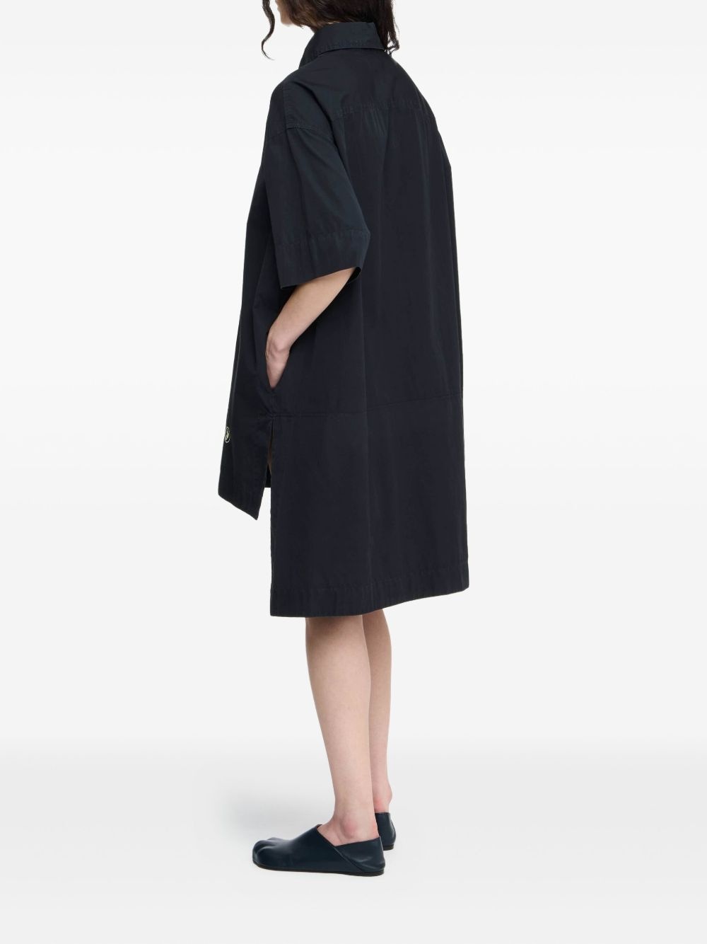 short-sleeve pocket dress - 3