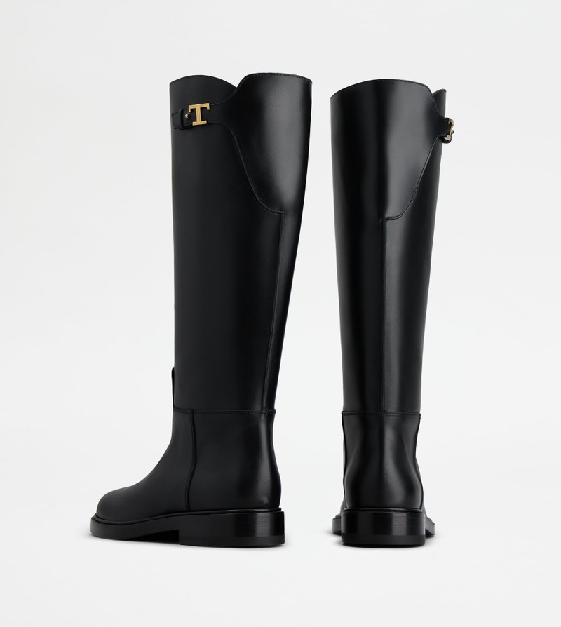 Tod's BOOTS IN LEATHER - BLACK outlook