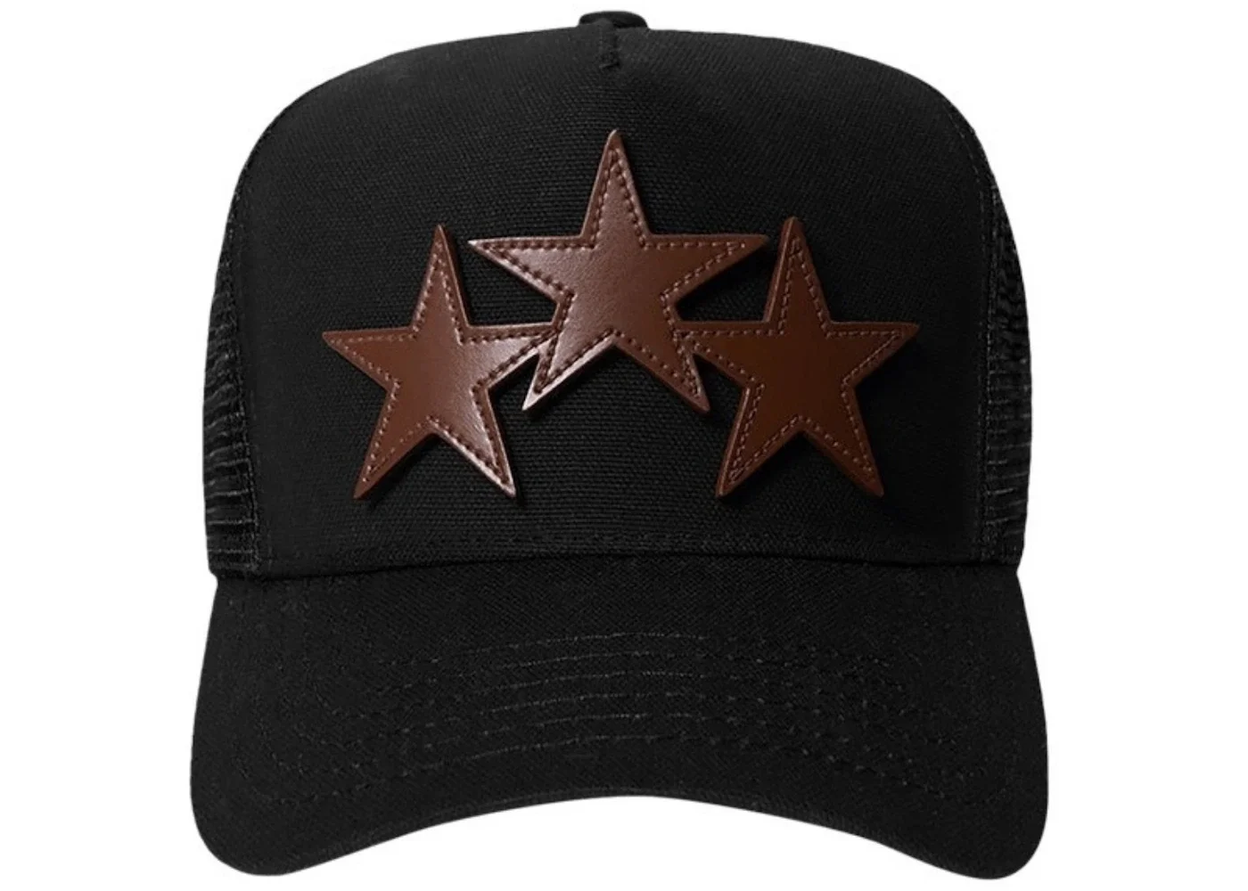 AMIRI Three Star Trucker Hat Black - 1