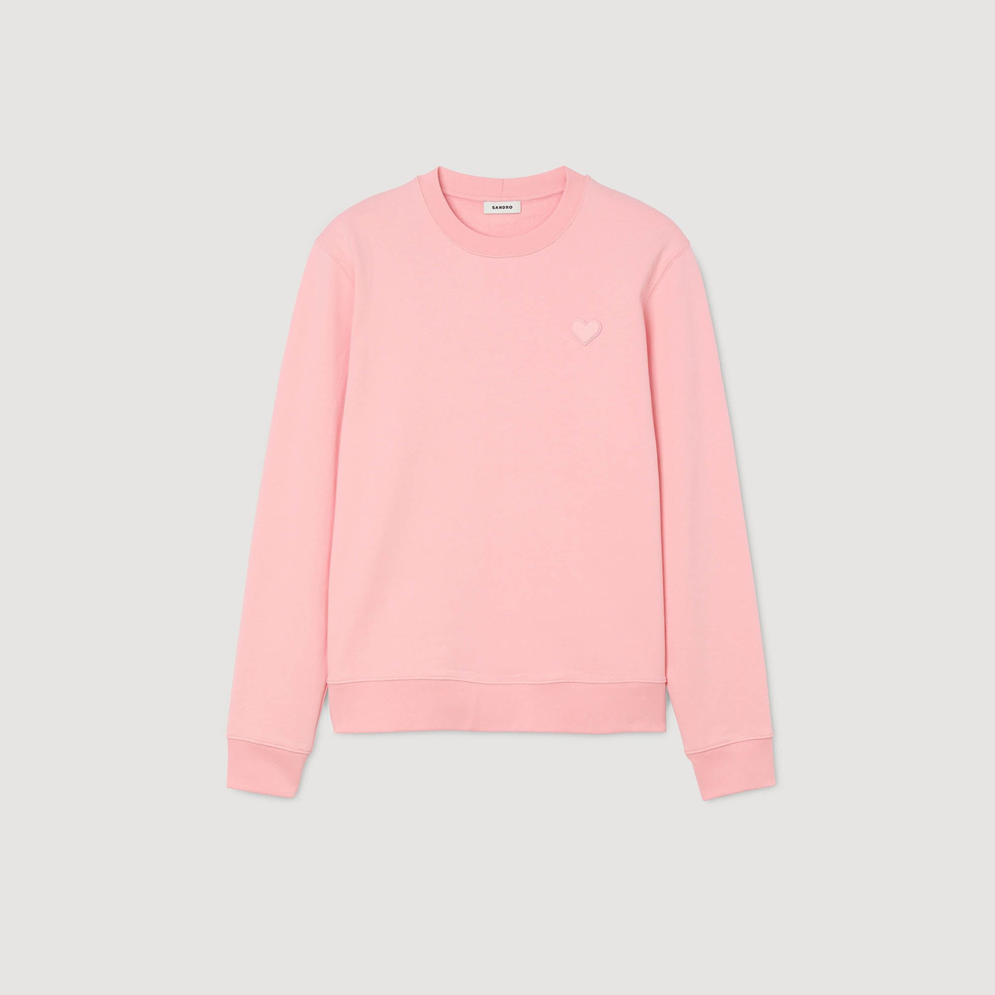 HEART PATCH SWEATSHIRT - 6
