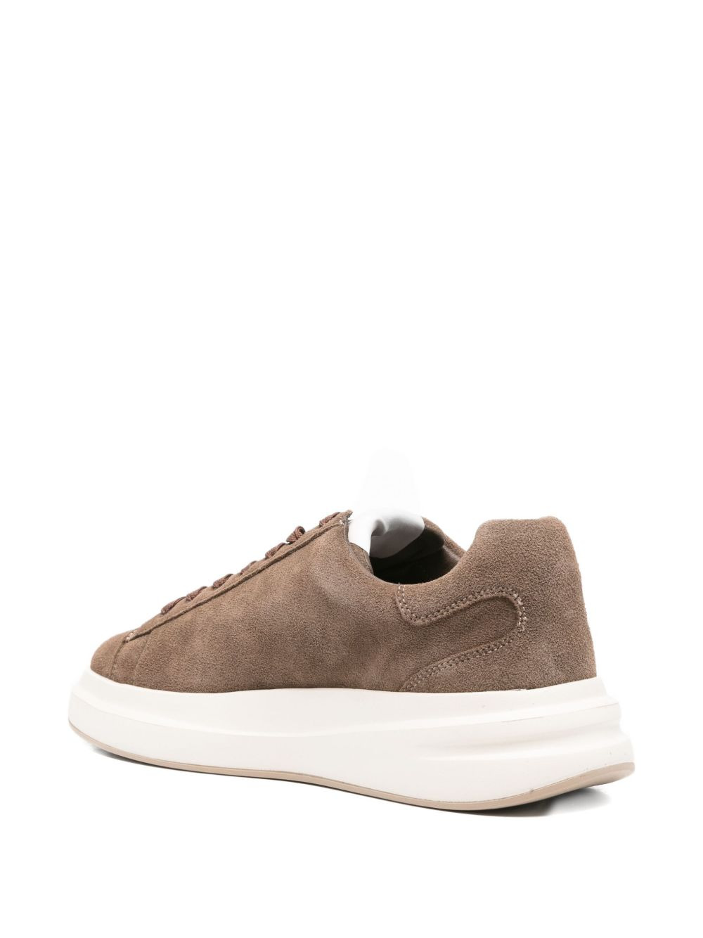 suede platform sneakers - 3