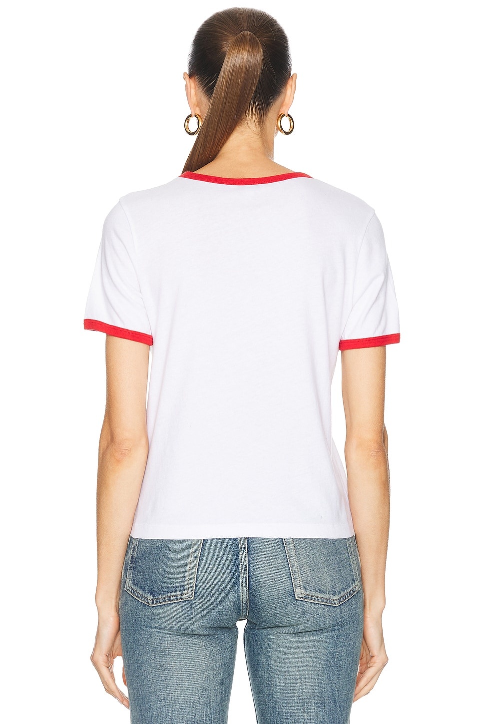 Beverly Hills Crest Soft Ringer Tee - 3