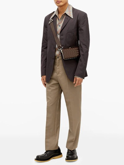 Lemaire Single-breasted cotton-poplin blazer outlook