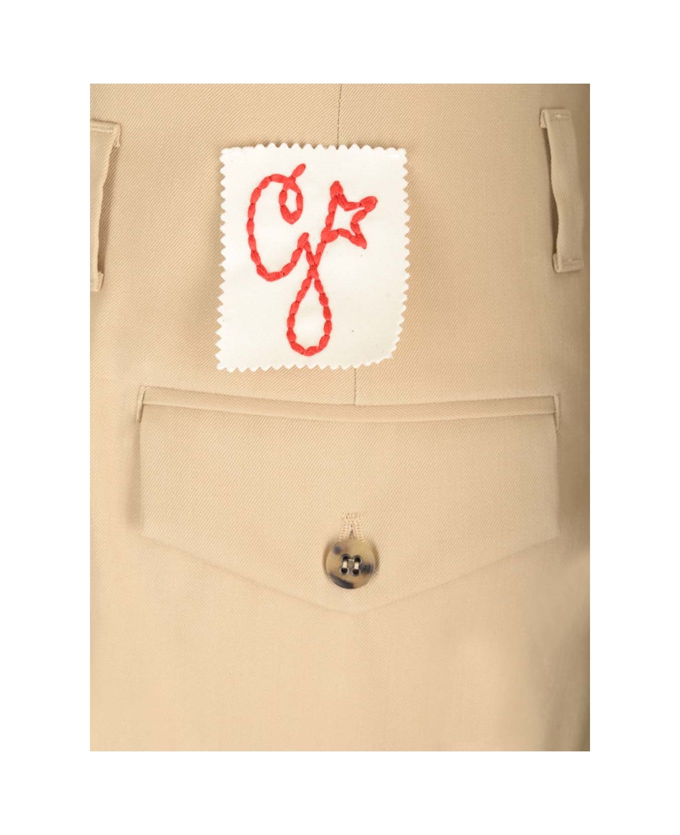 Wide Leg Wool Pants - 4
