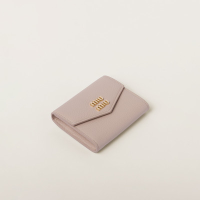 Miu Miu Leather card holder outlook