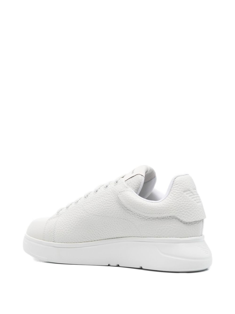 padded-tongue leather sneakers - 3