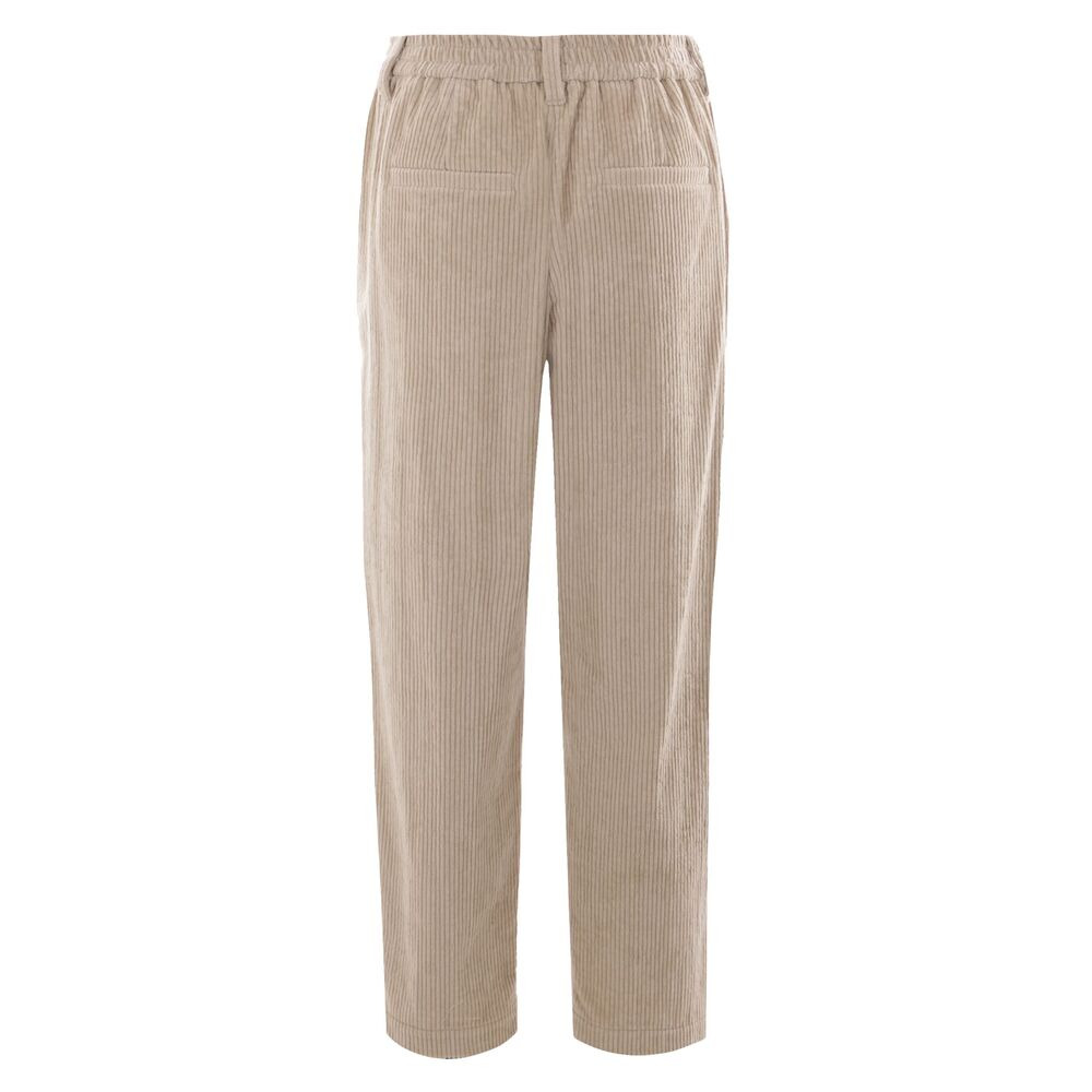 Brunello Cucinelli Neutrals Trousers - Straight Trousers Women - 4