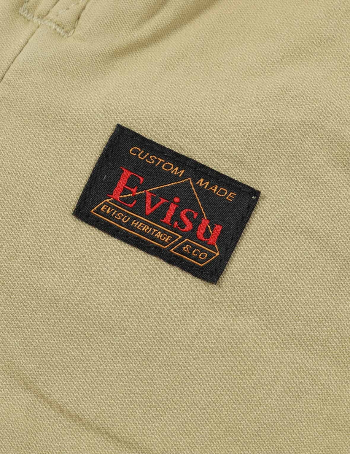 KAMON AND SLOGAN EMBROIDERY LOOSE FIT PANTS - 9