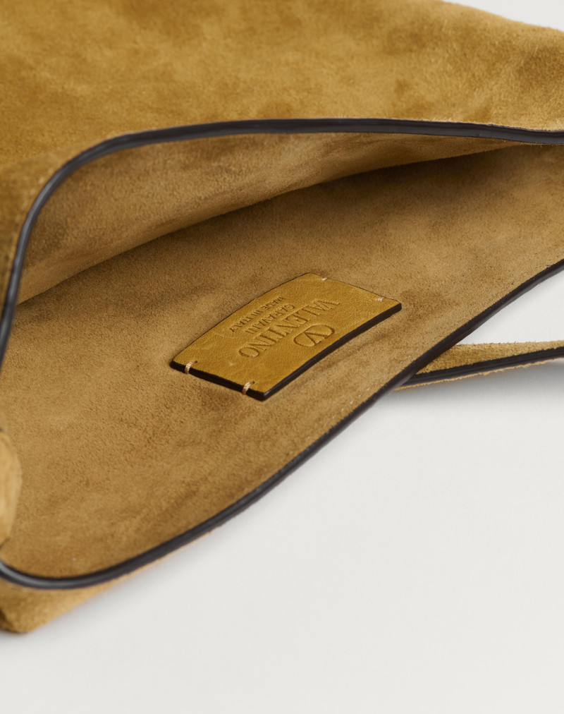 VALENTINO GARAVANI NELLCÔTE SUEDE SHOULDER BAG WITH FRINGES 5