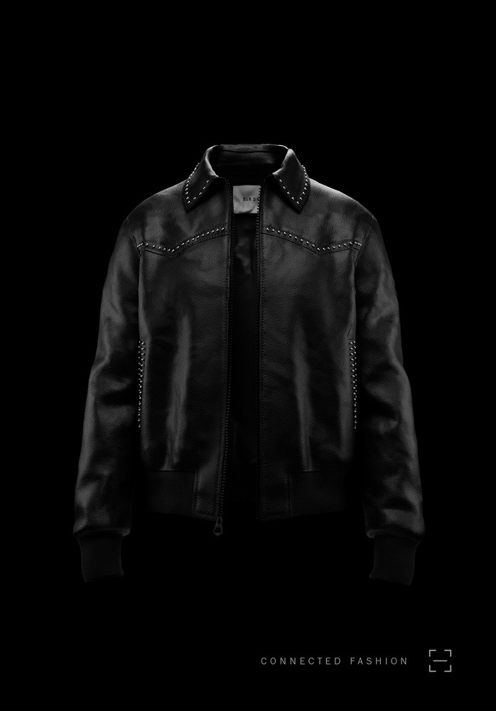 LEATHER JACKET 77 CONNECTED FASHION - 5