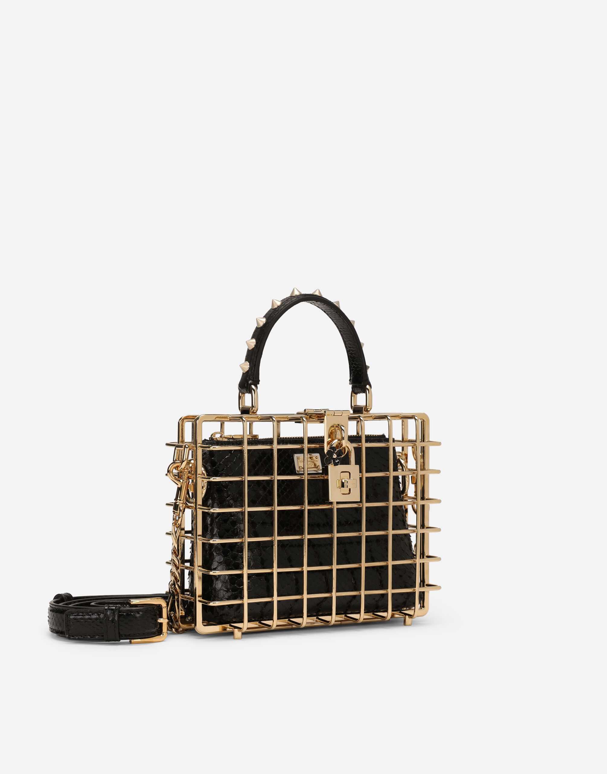 Dolce Box bag in metal and ayers - 2