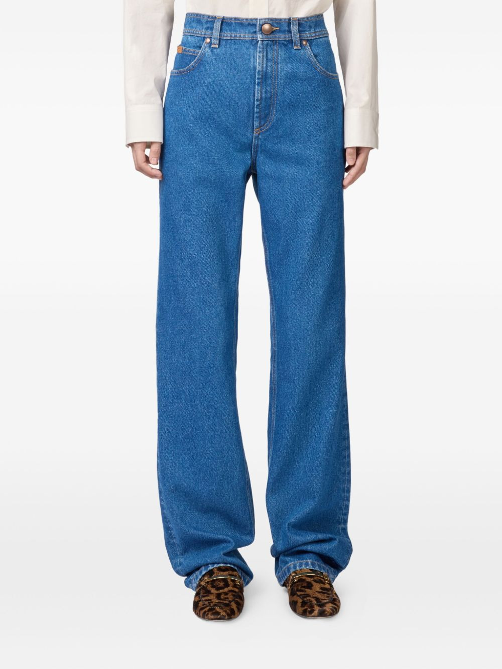 back-patch jeans - 3