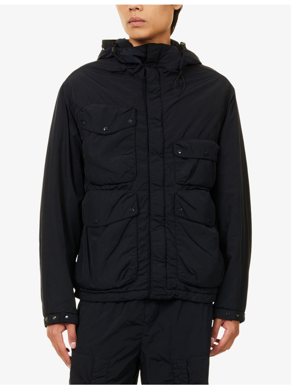 Chrome  Patch-Pocket Waterproof Jacket - 3